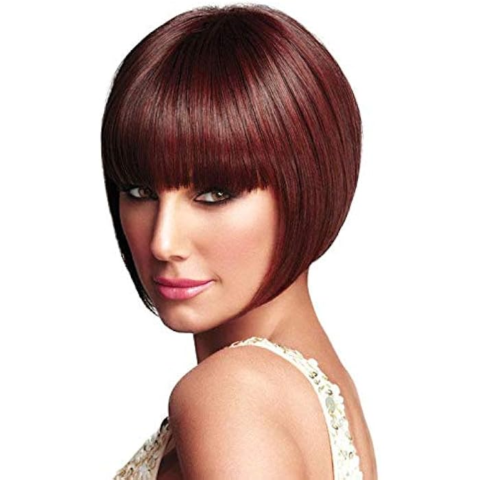 DILLARDS Lady Red Short Hair Wig - Image 3